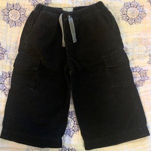 Peek black corduroy pants 18-24 months